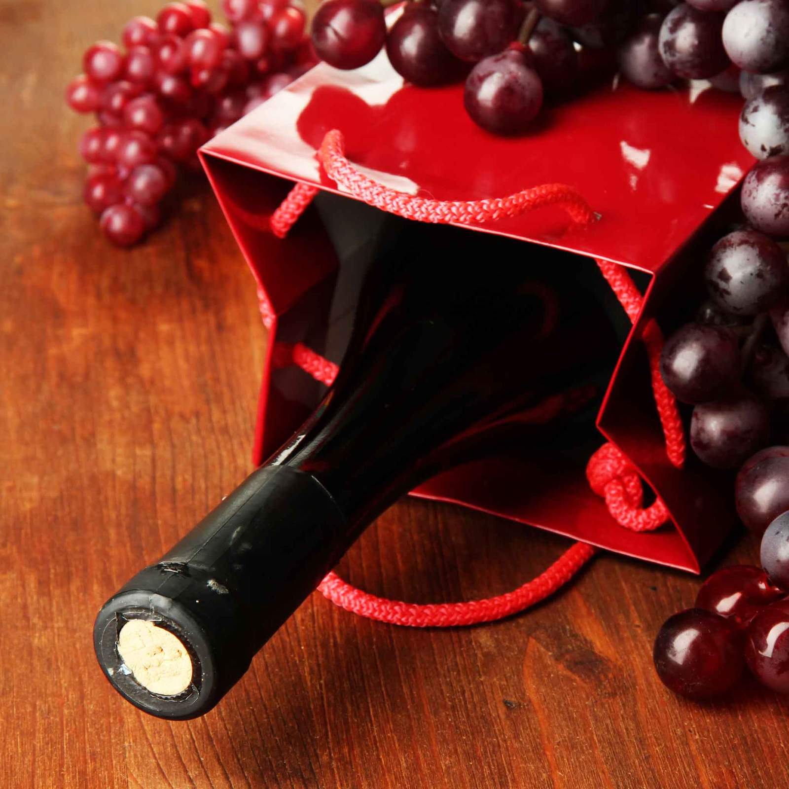 Engraved Wine Bottle in a Gift Bag