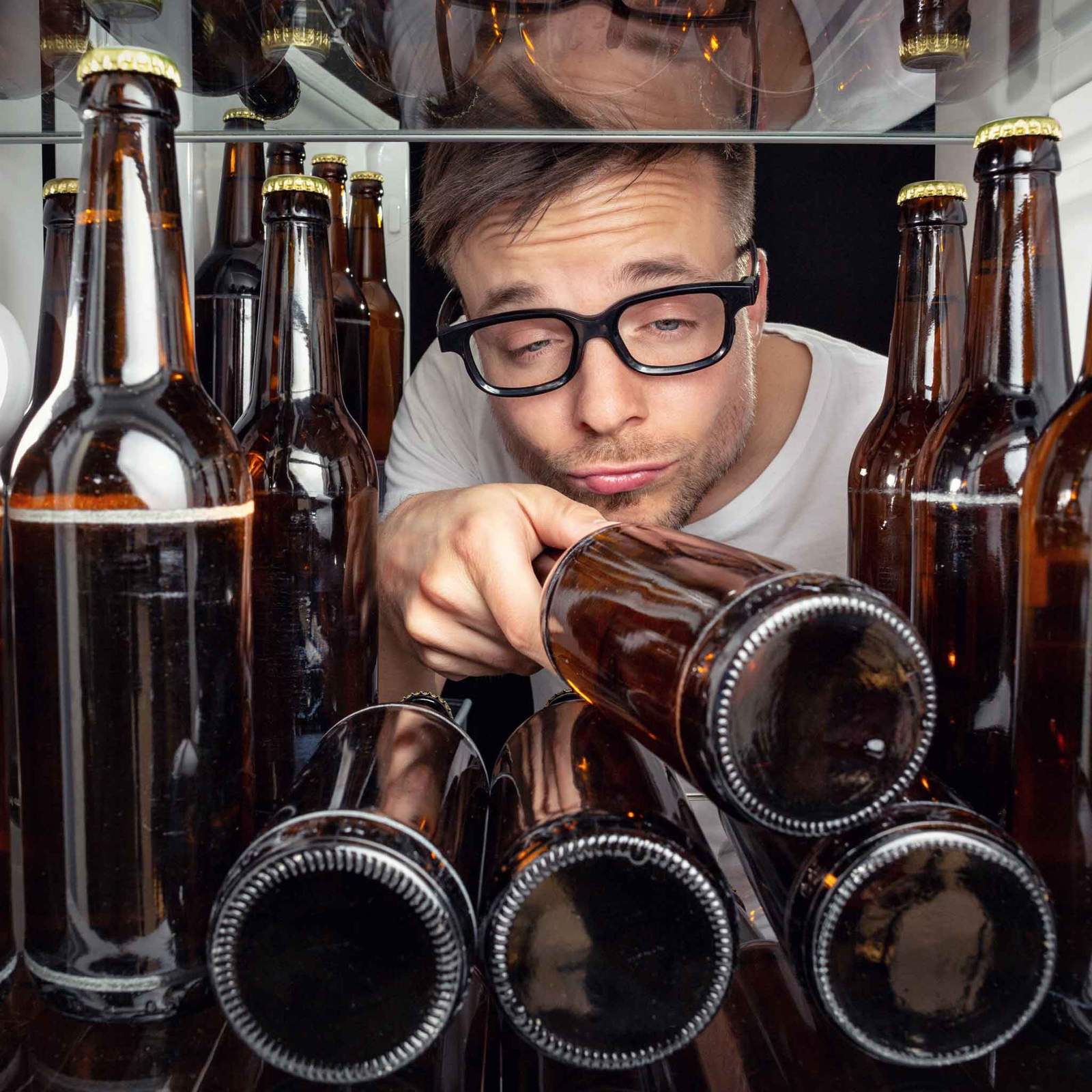 Etched Beer Bottles