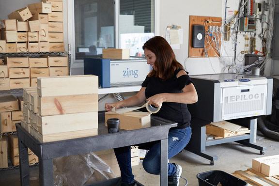 Making custom wine boxes