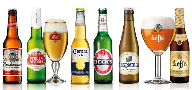 Anheuser-Busch InBev Brands bottles