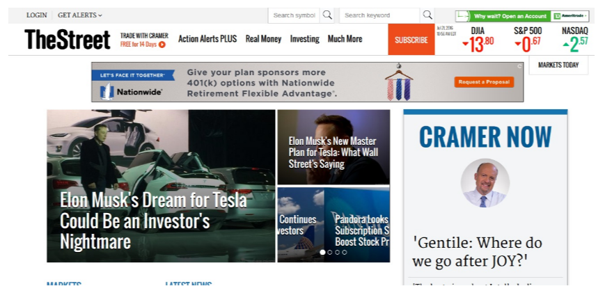 TheStreet screenshot