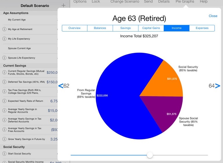 Retirement Plan Screen 5