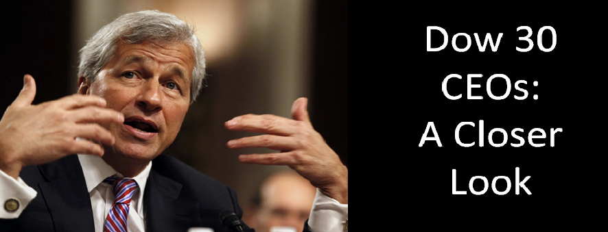 Dow 30 CEOs Jamie Dimon