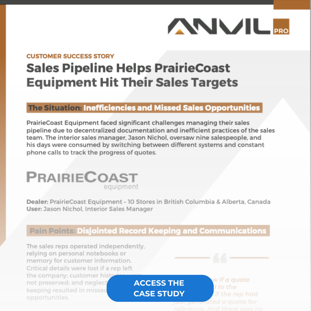 Anvil Pro PrairieCoast Equipment Case Study preview