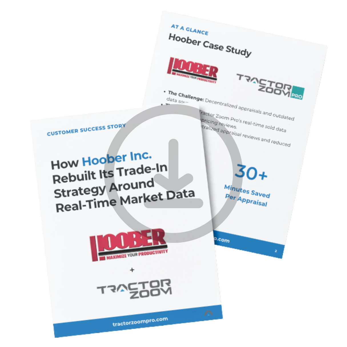 Hoober inc case study download image and lead form link