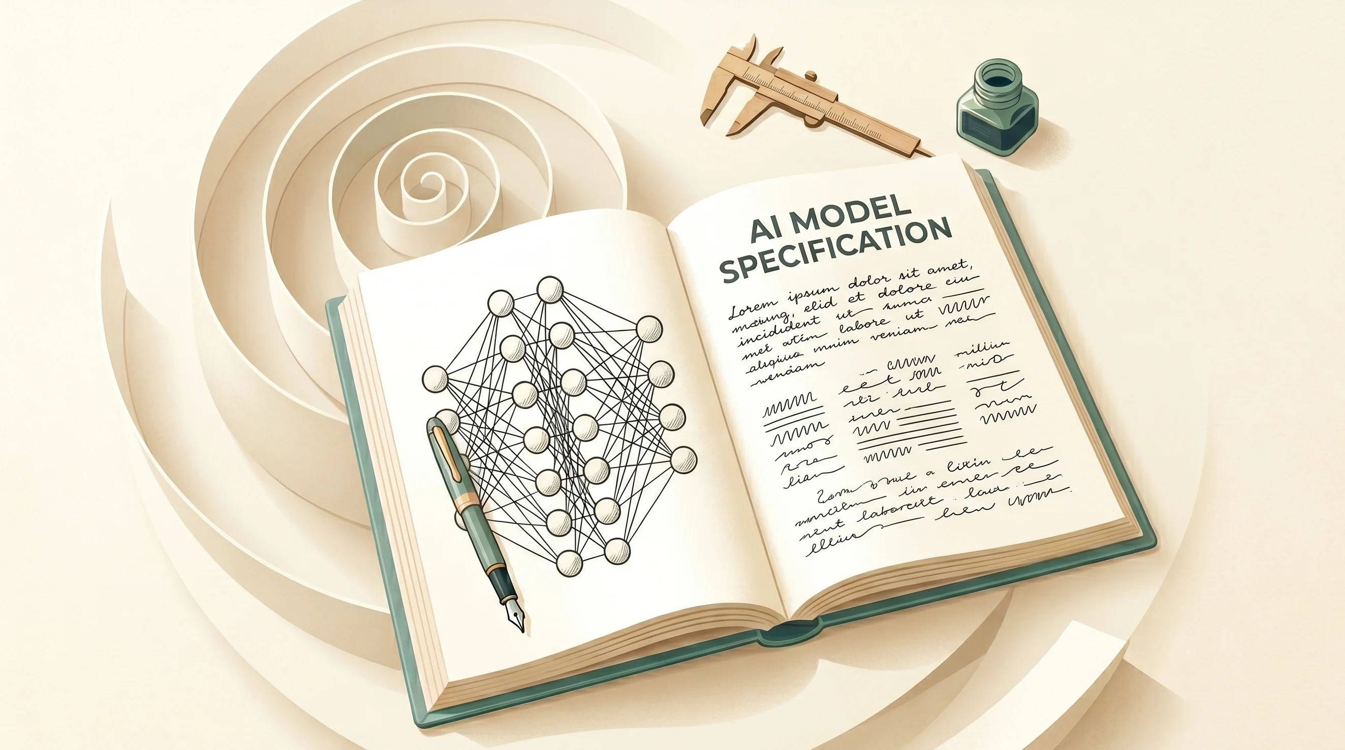 What should go in a model spec?