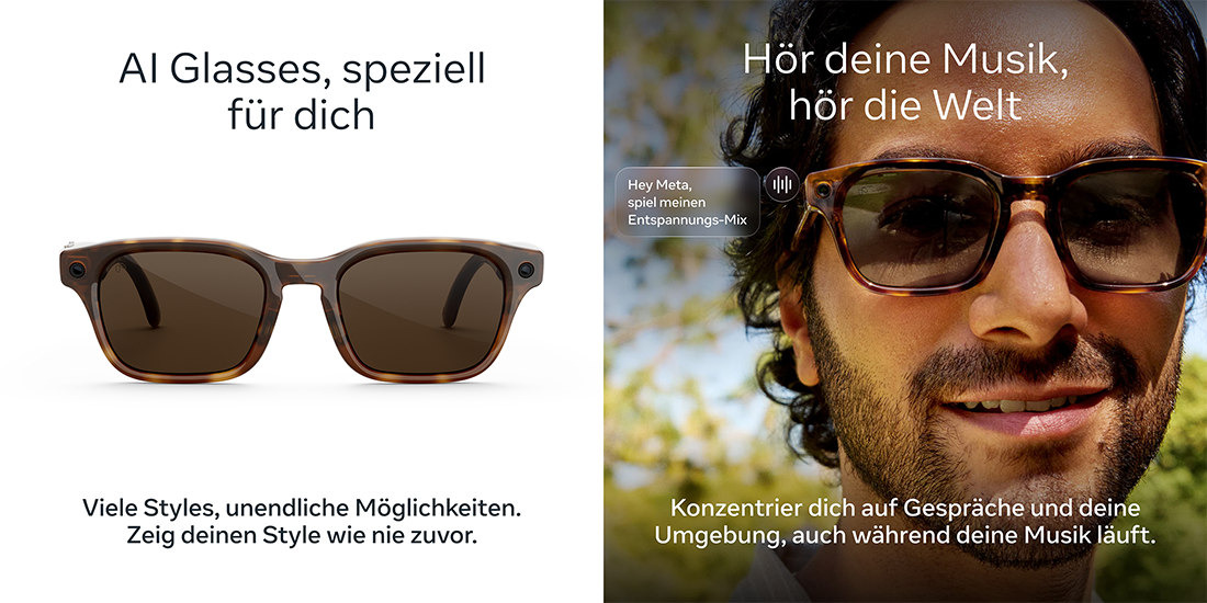 Meta Glasses Adventurer in Classic Tortoise mit braunen Gläsern