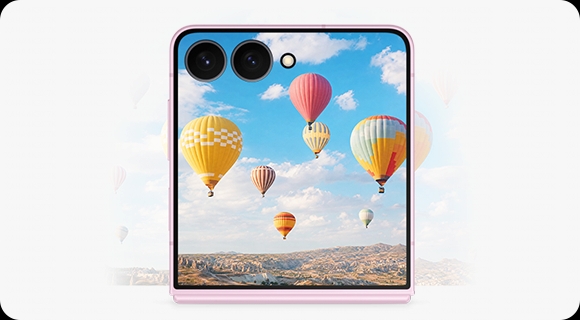 Brillantes Display des Galaxy Z Flip8