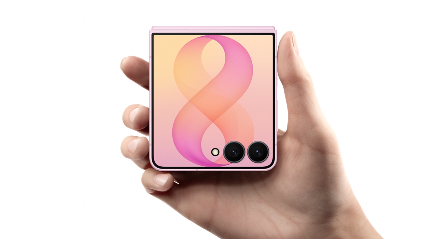 Galaxy Z Flip8 im handlichen, leichten Design