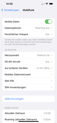 Screen 2 IOS freenet Travel