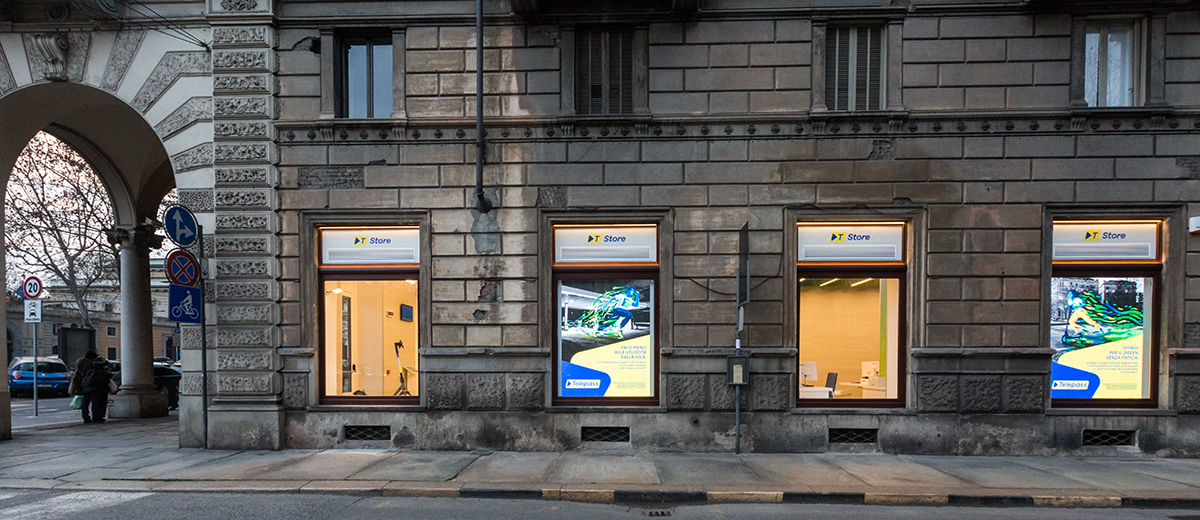 T Store è il negozio di Telepass a Torino