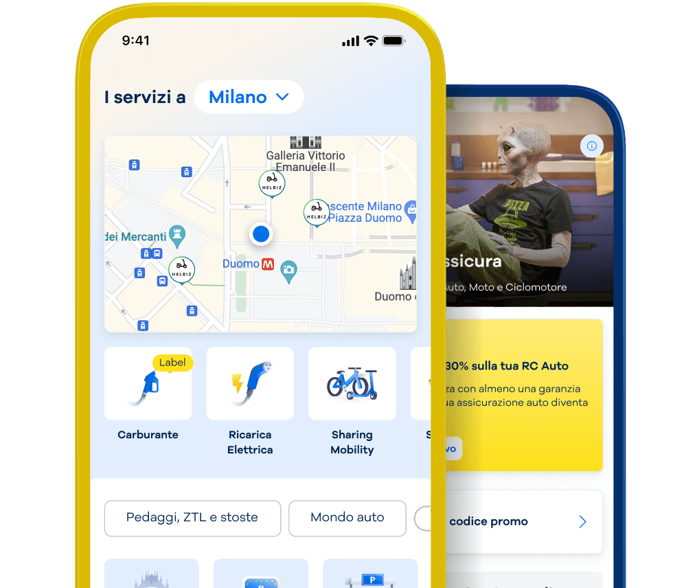 Assicurazioni Privati App App Double Content Image