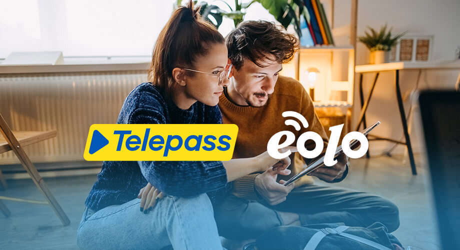 Telepass annuncia la partnership con Eolo SpA