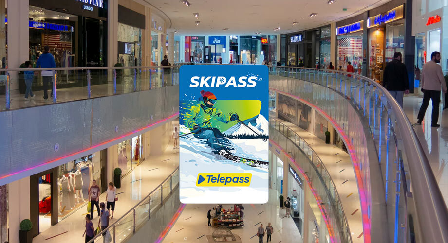 Telepass Skipass, tour nei centri commerciali più importanti d’Italia.