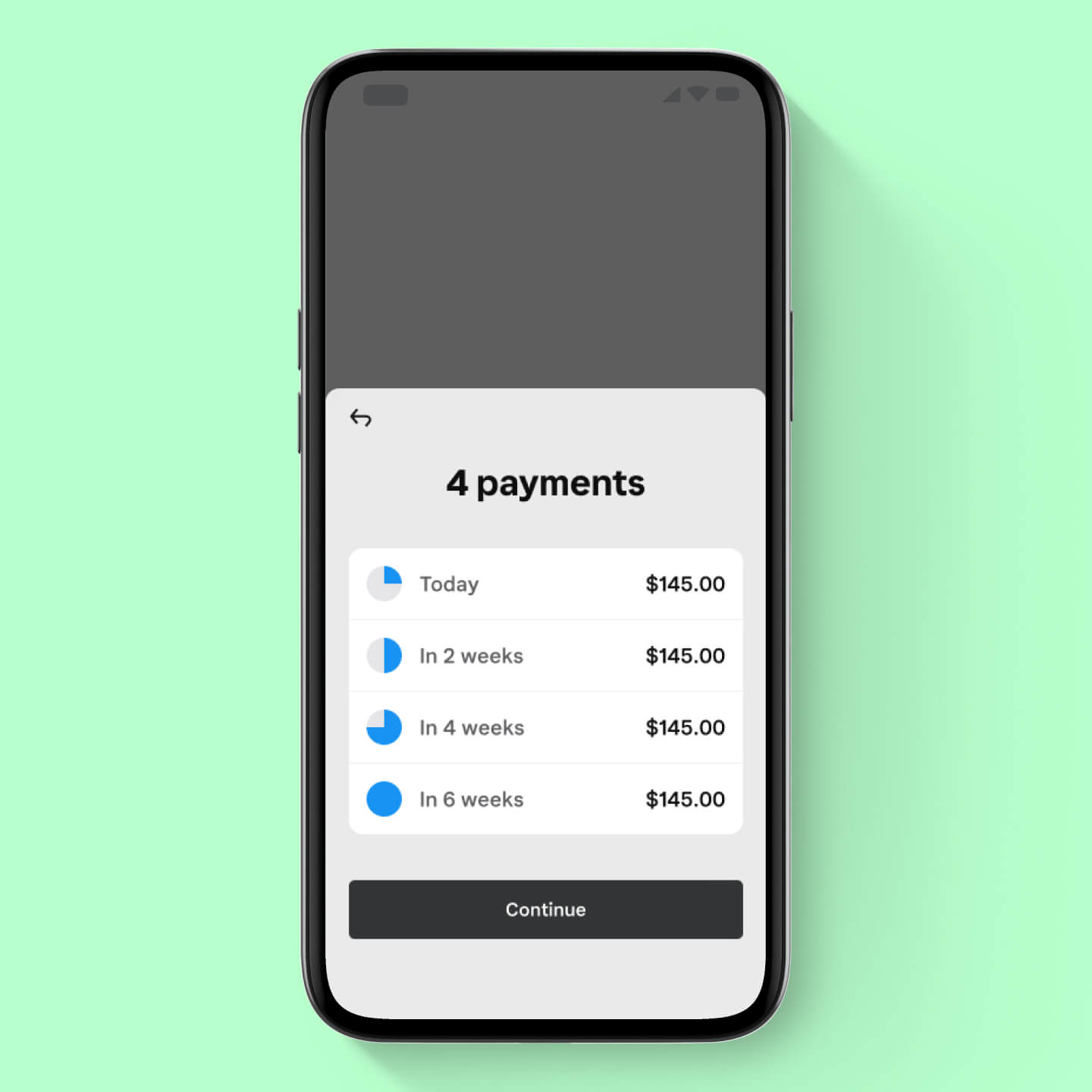 (US) Pay in 4 / Content Grid-Feature- How Pay in 4 works / Split the cost