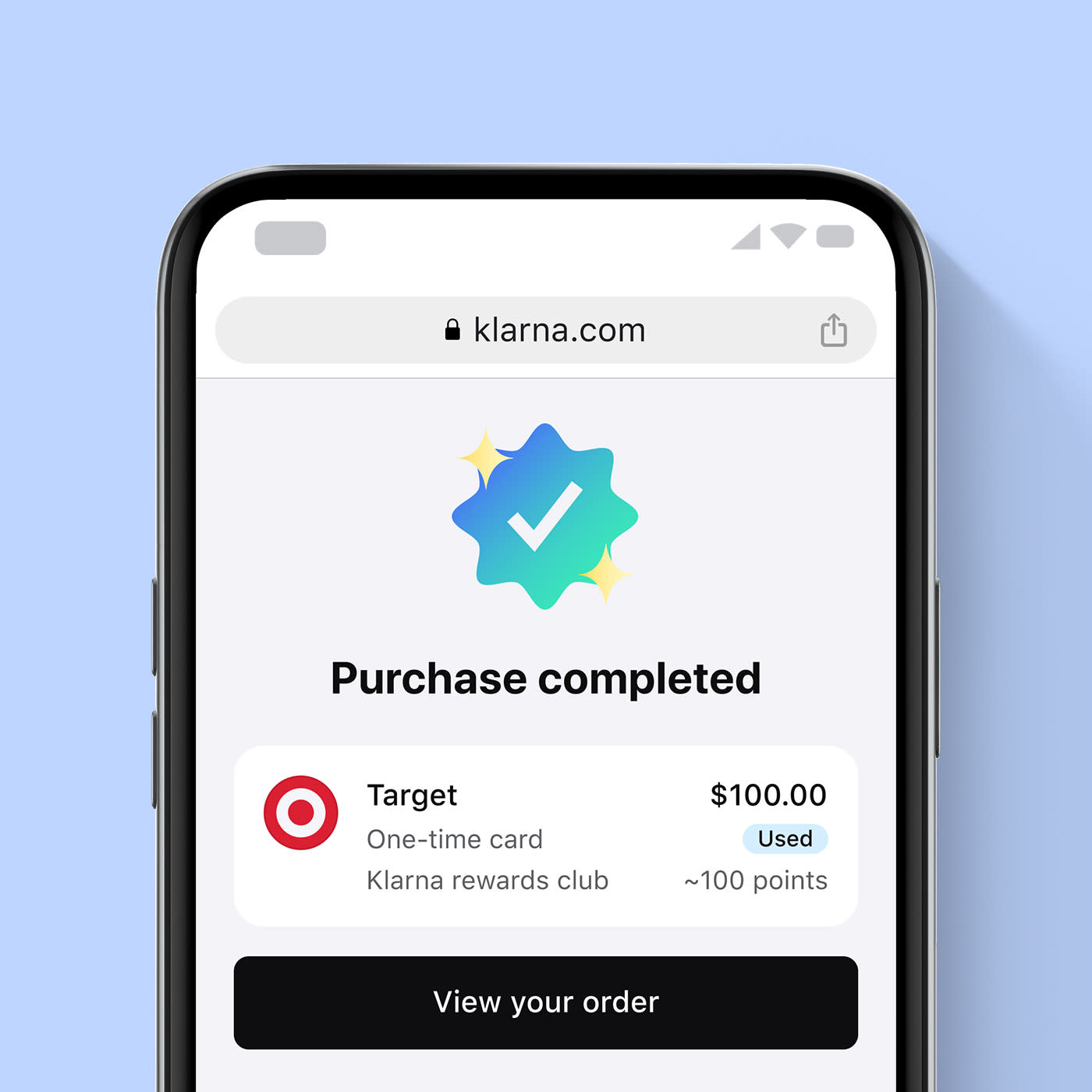 Pay in 4 small payments at Target Klarna US