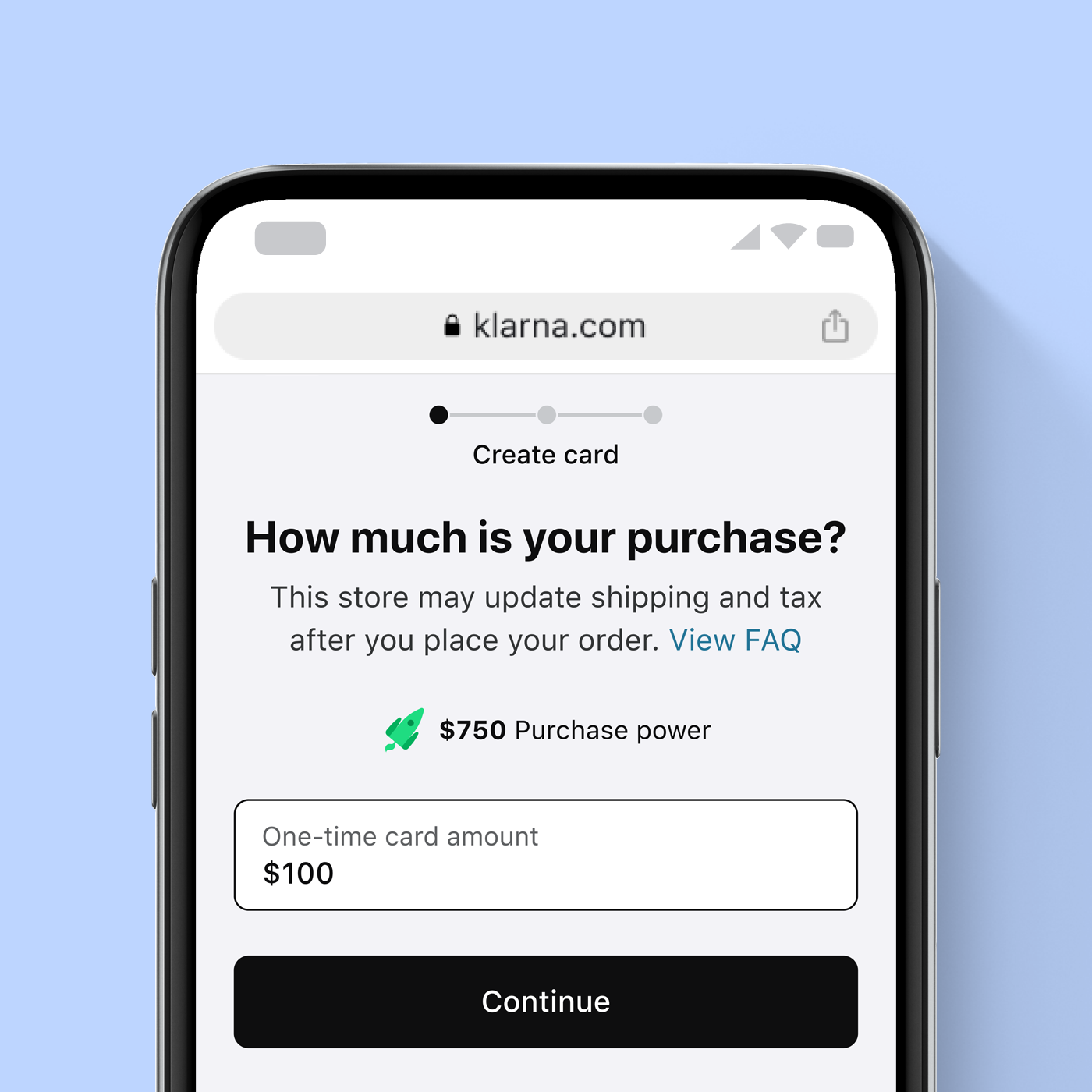 To shop at eBay now and pay later with Klarna.