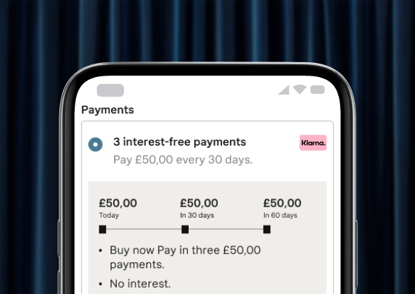 Klarna app pay in 3