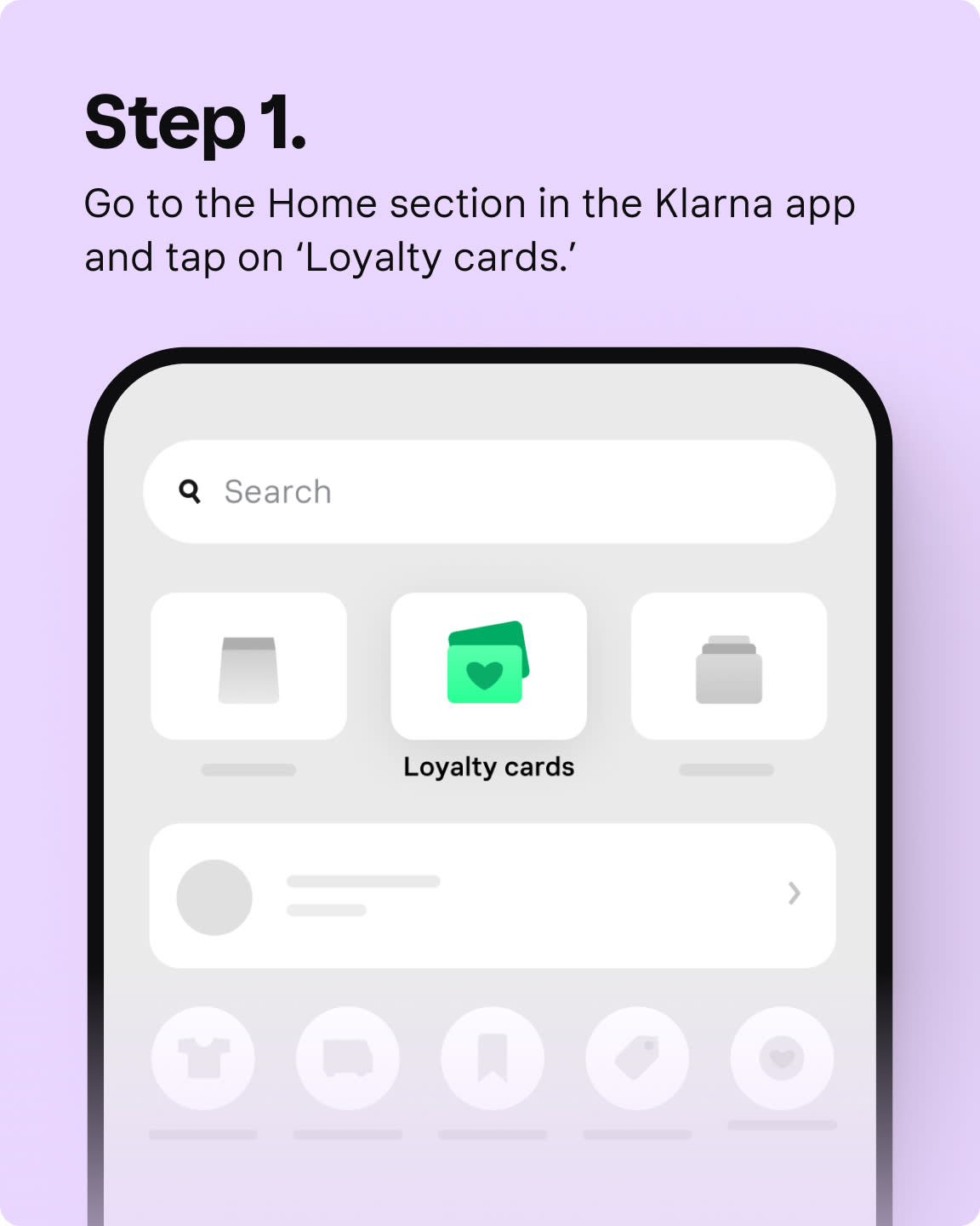 Loyalty Cards - step 1
