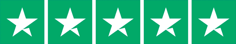 5 green TrustPilot stars