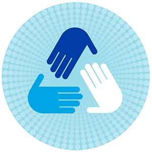 GESELLSCHAFTLICHE VERANTWORTUNG-Symbol