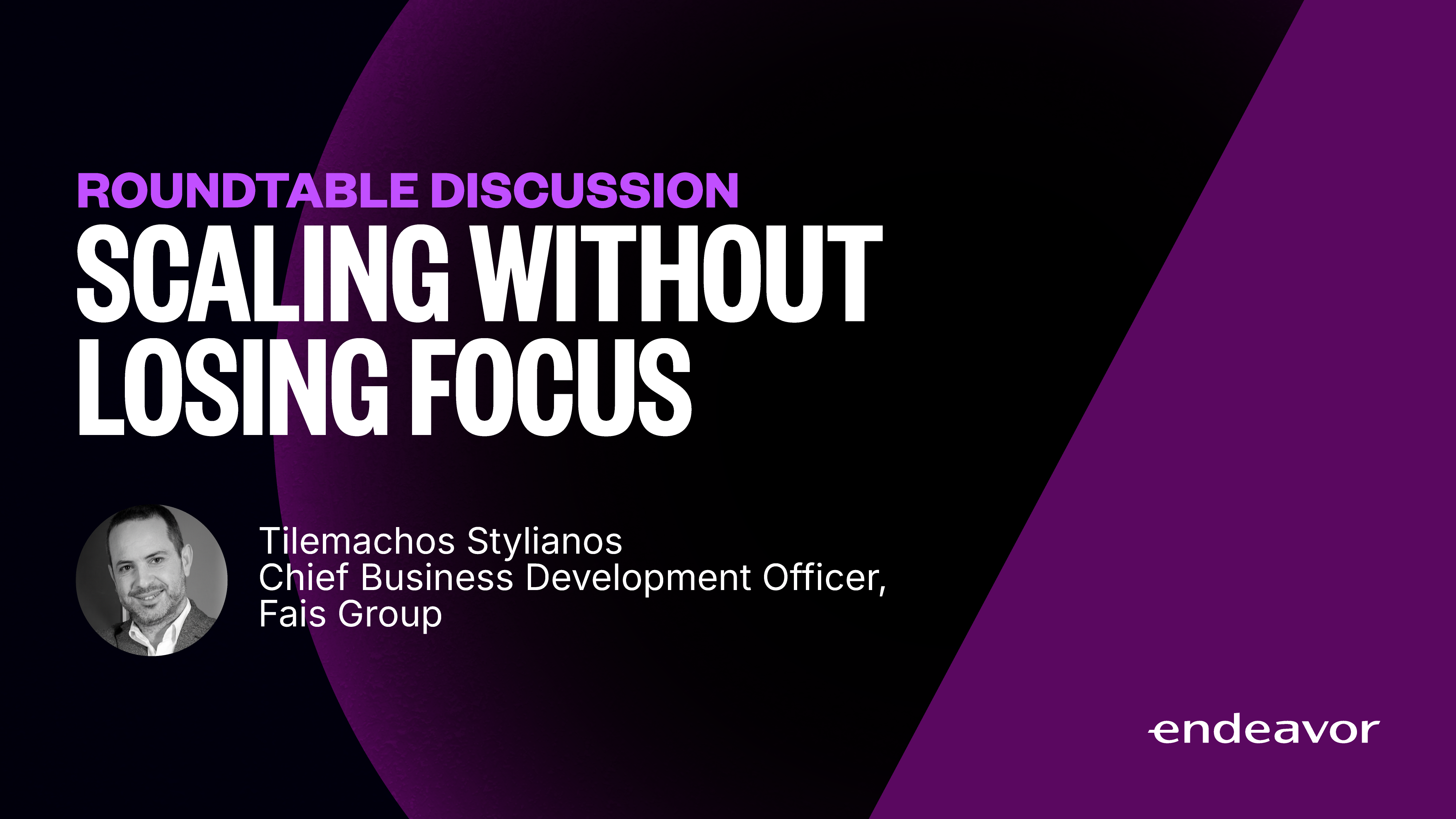 Scaling Without Losing Focus: Lessons on Expansion from Tilemachos Stylianos