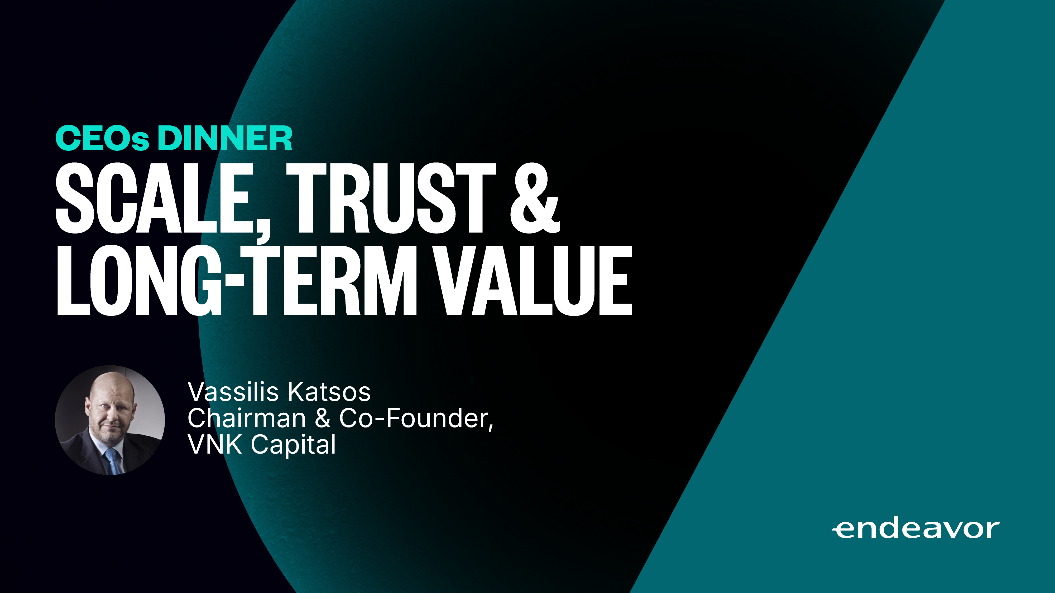 CEOs Dinner | Building Beyond the Founder: Vassilis Katsos on Scale, Trust & Long-Term Value