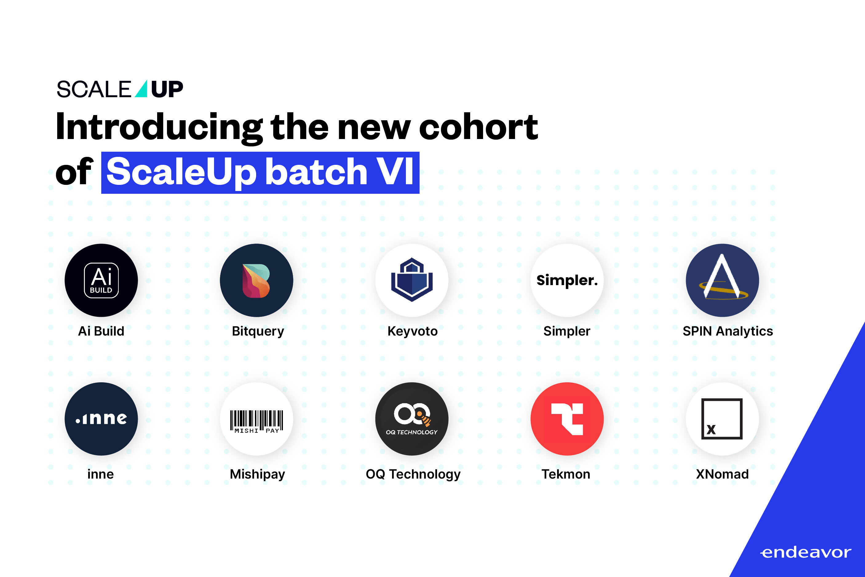 Endeavor ScaleUp 6th batch: 10 outstanding high-impact companies