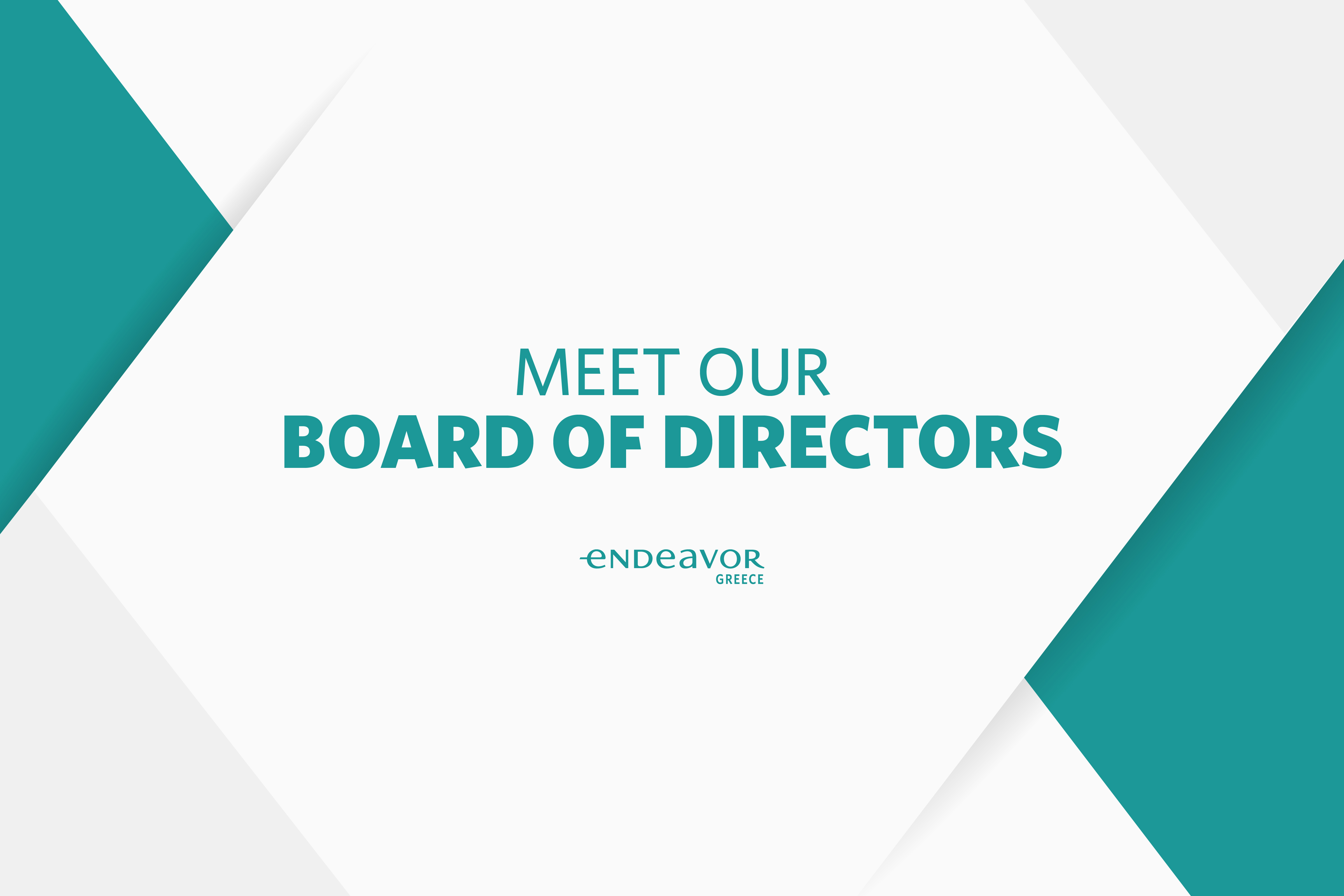 Meet our new Board of Directors