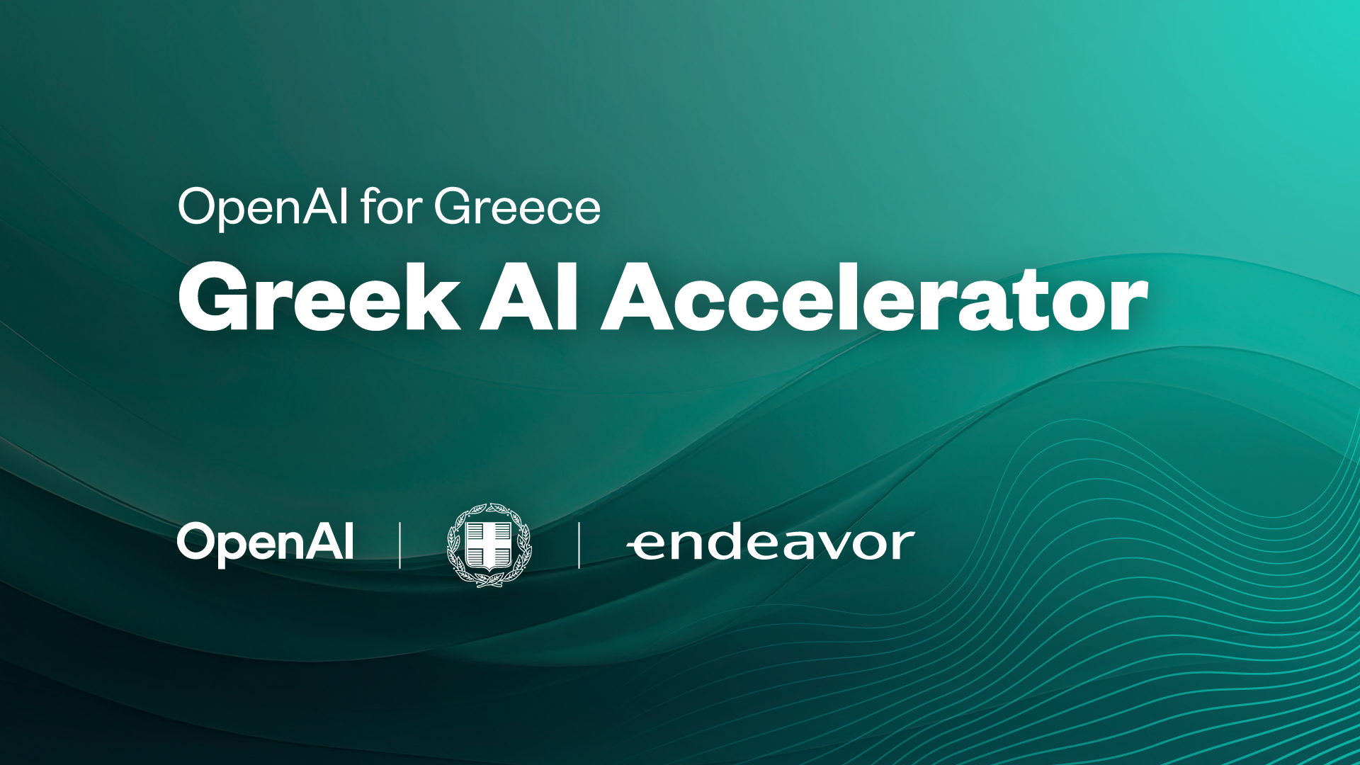 OpenAI for Greece: Applications Now Open for the Greek AI Accelerator