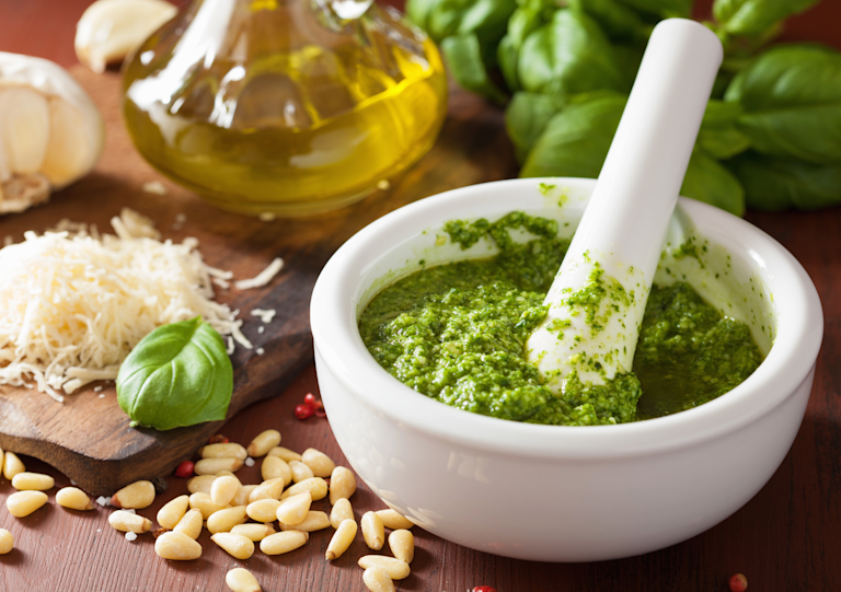 Pecorino pesto sauce with galbani — a simple and authentic italian recipe