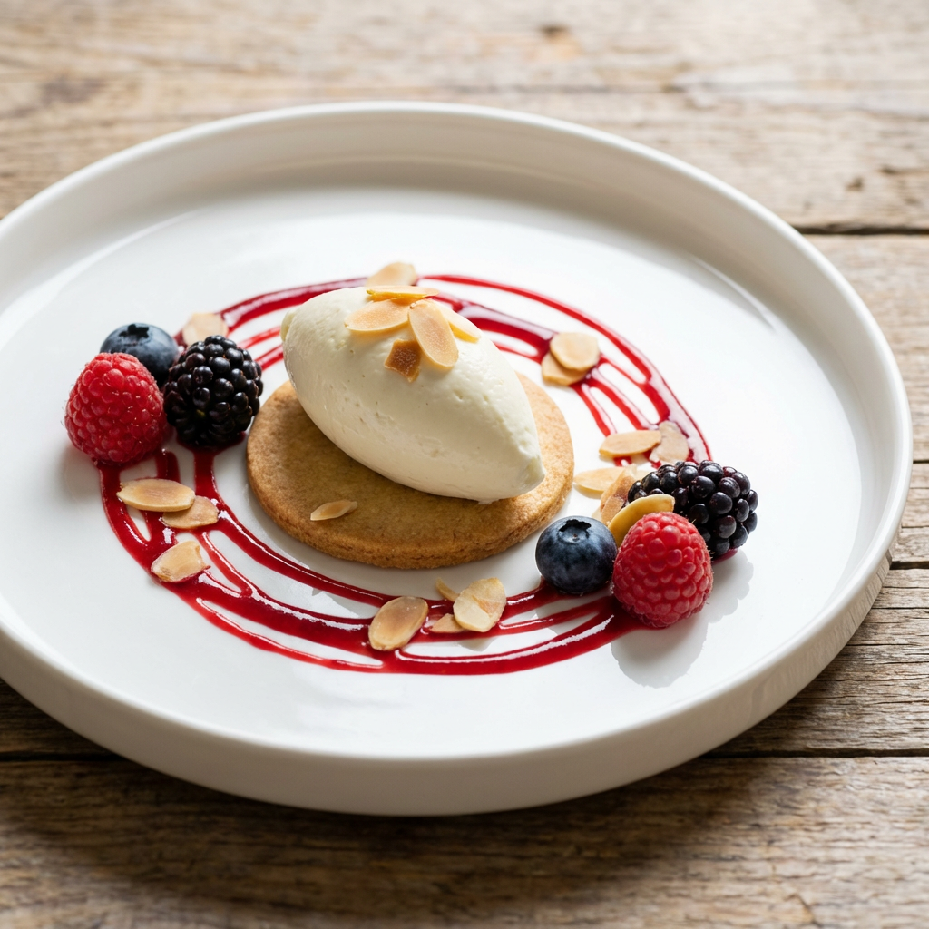 White spring harmony – mascarpone, white chocolate & angel hair