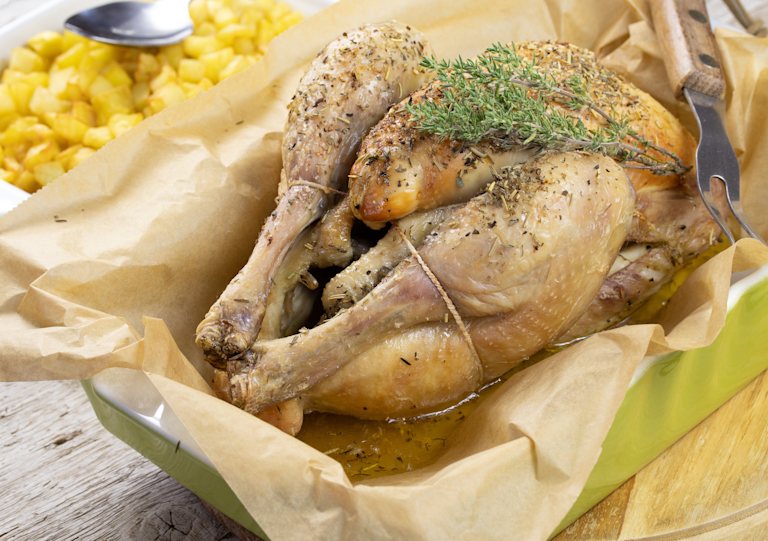 Oven‑roasted chicken and potatoes — a simple, flavorful family‑style recipe
