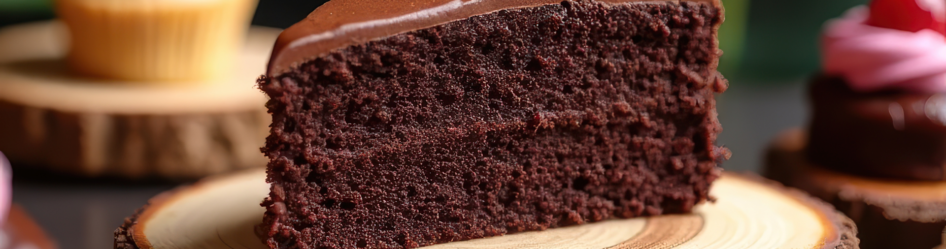 Chocolate sponge cake with galbani mascarpone