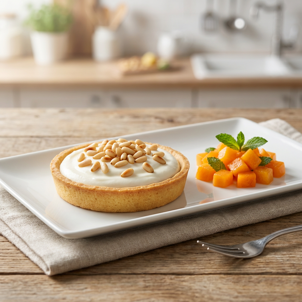 Apricot and mascarpone dream tart