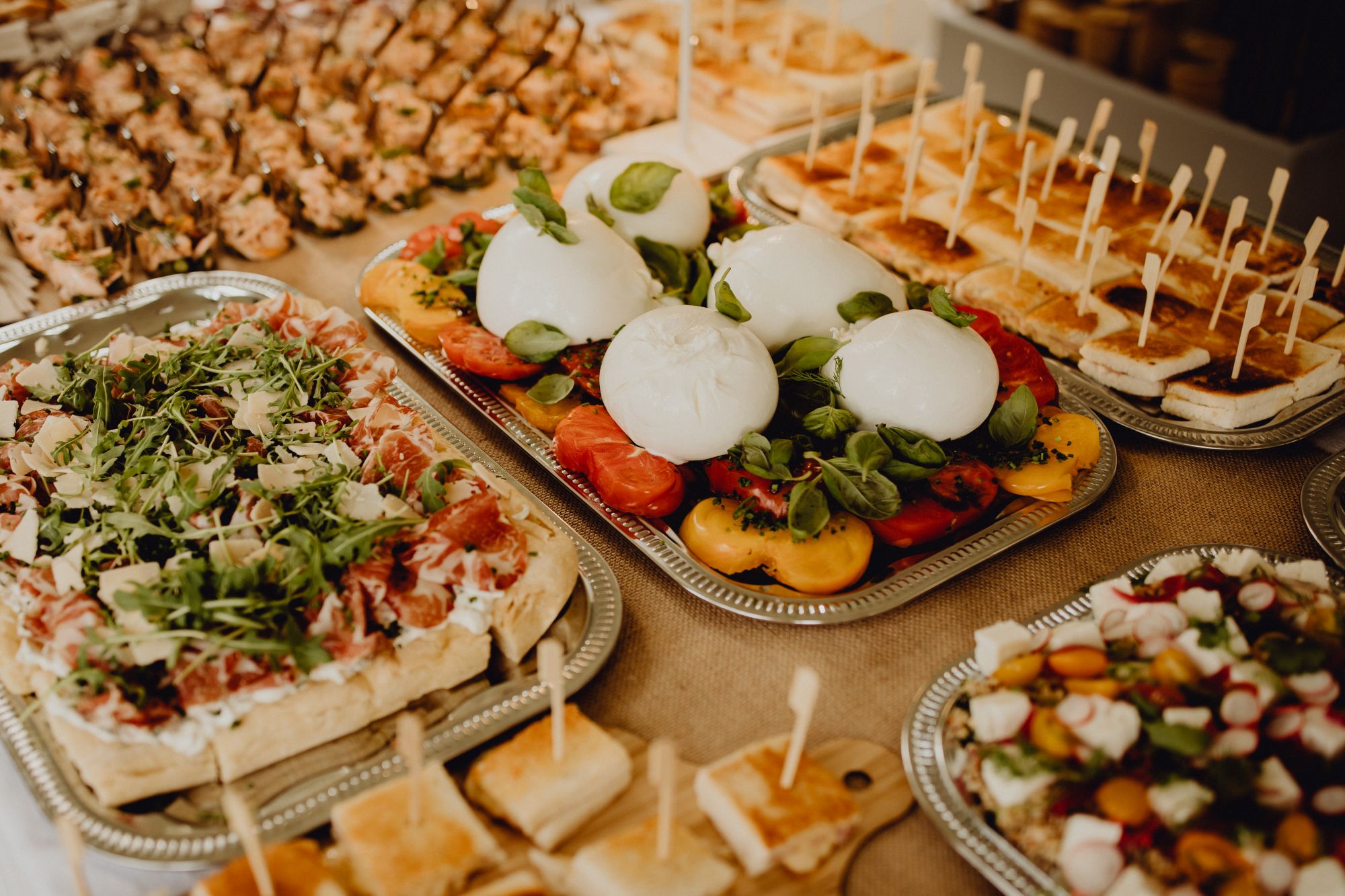 XXL appetizer board idea with Burrata