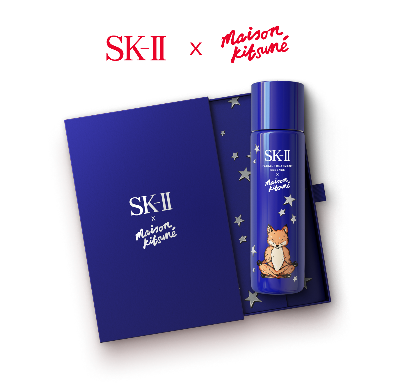 SK-II × MAISON KITSUNÉ コラボ：限定デザインボトル | SK-II (SK2