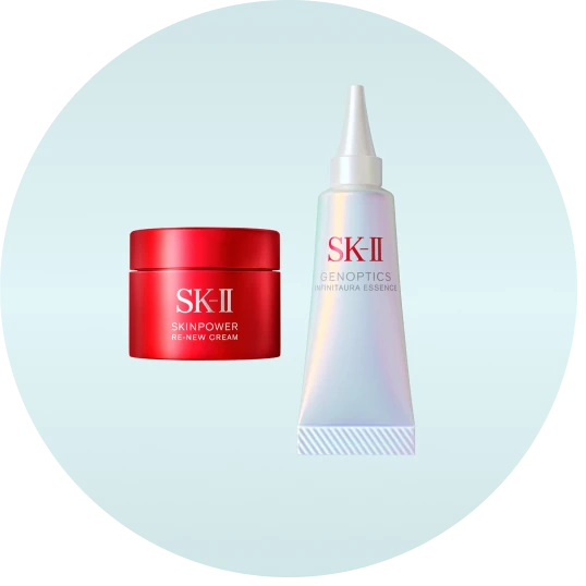 スキンパワー リニュー クリーム <br> 15g ジェノプティクス インフィニットオーラ エッセンス 10ml