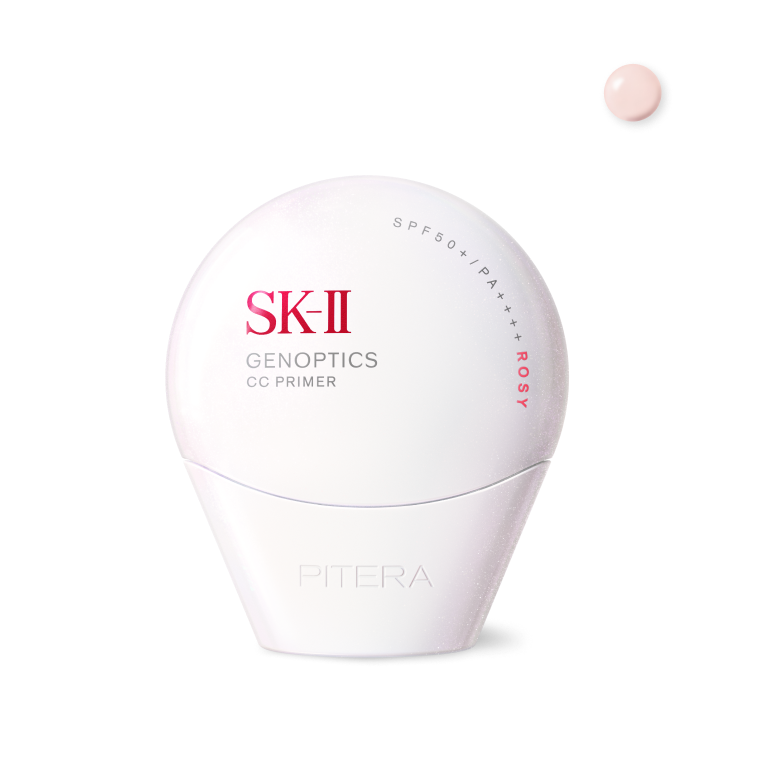SK-II ジェノプティクス CC プライマー: ロージーピンク / ナチュラル