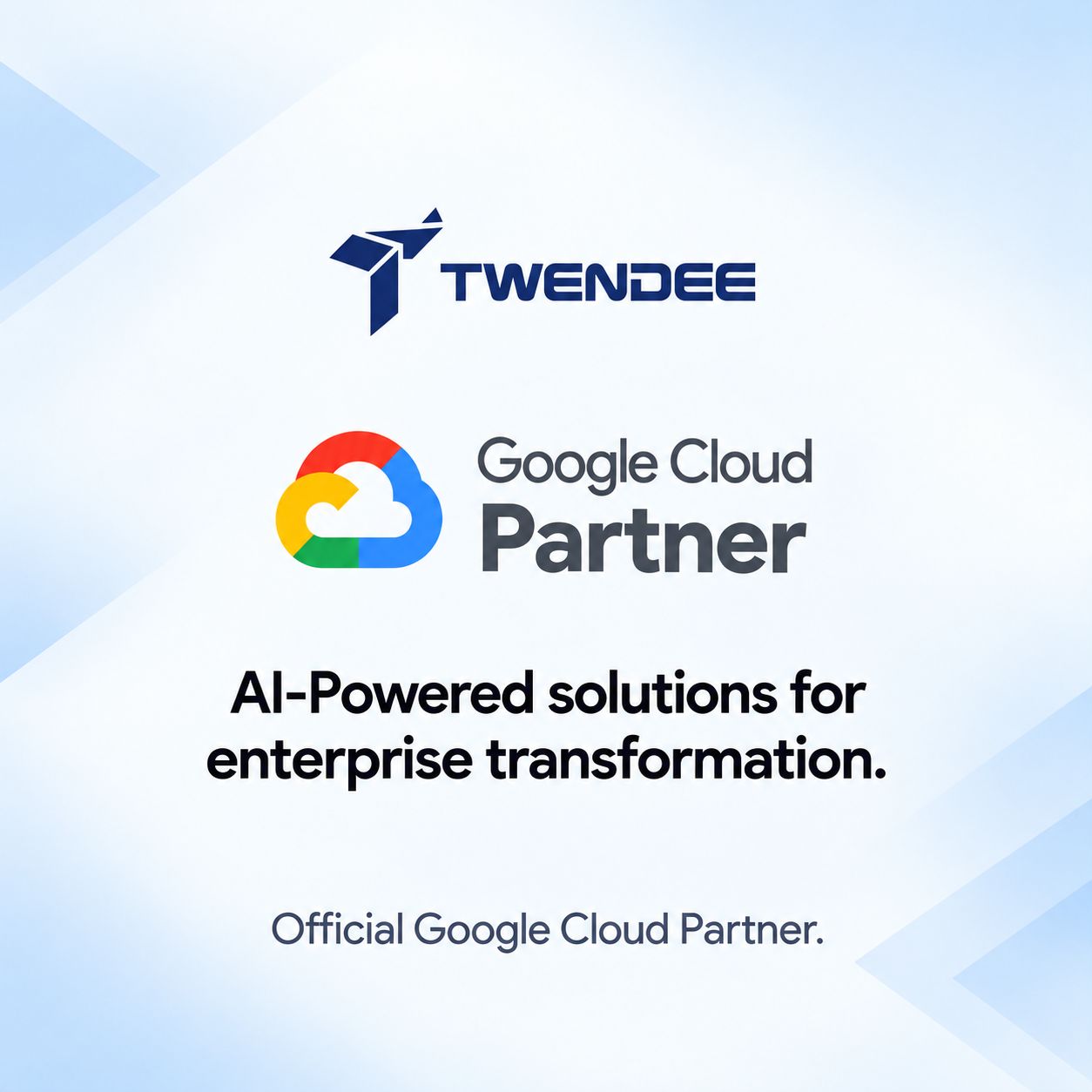 Twendee Officially Becomes a Google Cloud Partner