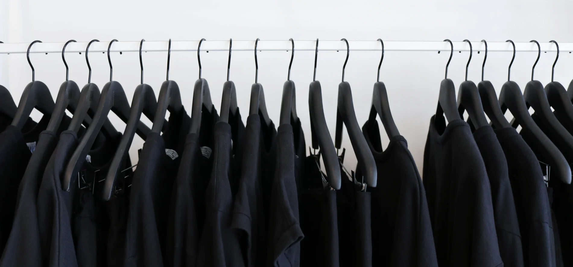 Image of clothes on a rack