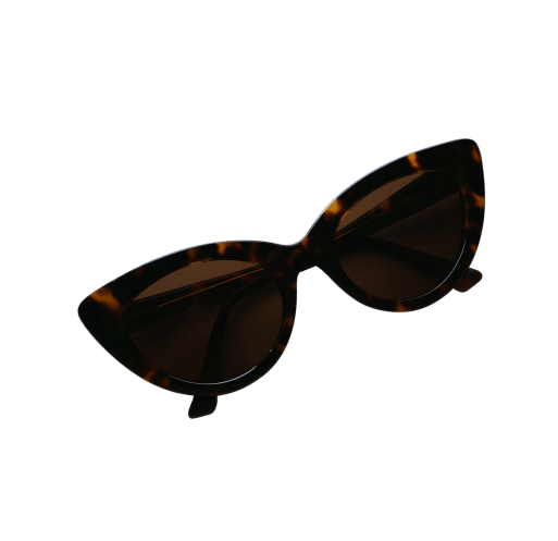 Tortoiseshell cat-eye sunglasses