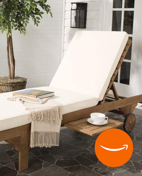 Image of an outdoor lounge chair by Amazon