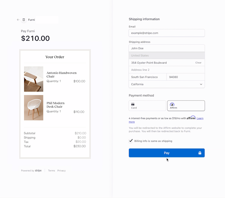 Stripe Product Image
