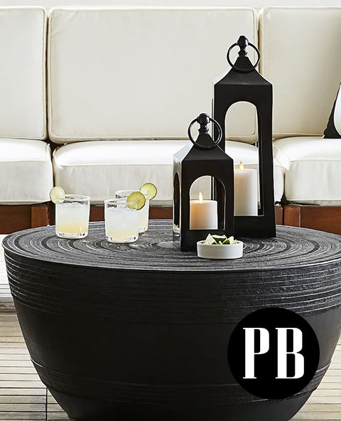 Image of coffee table by Pottery Barn