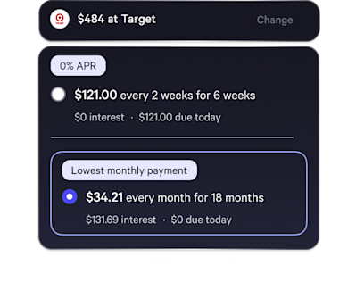 Affirm card programs in stores