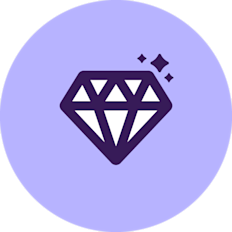 GEMTech at Affirm employee resource group logo featuring a diamond icon in purple