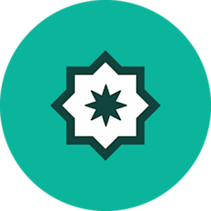 SWANA at Affirm employee resource group logo with geometric star pattern in teal