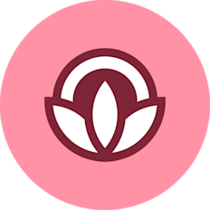 South Asians at Affirm employee resource group logo with decorative pattern in pink circle