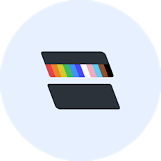 LGBTQIA+ at Affirm employee resource group logo with pride flag colors